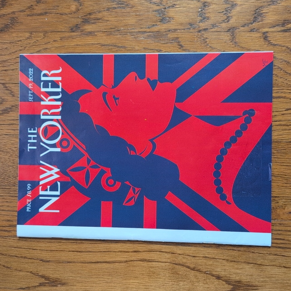 The New Yorker Magazine Sept. 19, 2022 "Figurehead" By Malika Favre
